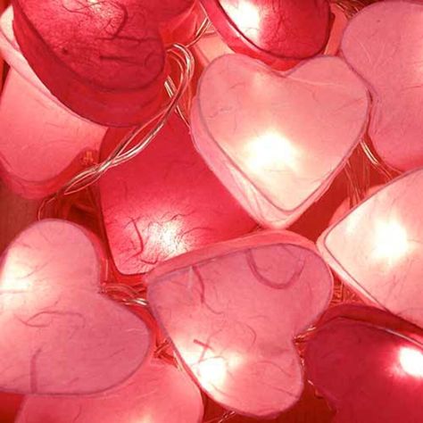 Heart String Lights, Elmer The Elephants, Red Pages, Bulb String Lights, Love Heart Images, Rabbit Gifts, Baby Pink Aesthetic, Light String, Paper Light