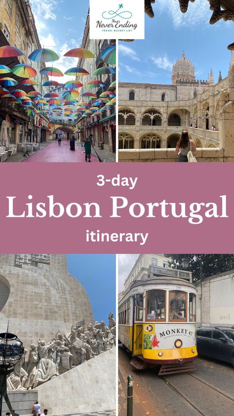 Lisbon Portugal Porto Portugal Travel, Lisbon Itinerary, Portugal Itinerary, Lisbon Portugal Travel, Europe Travel Essentials, Portugal Travel Guide, Lisbon Travel, Europe Itineraries, Europe Trip Itinerary