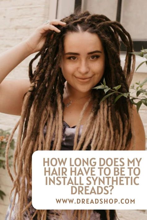 Synthetic Dreads Installation, Synthetic Dreads Hairstyles, Dreads Short Hair, Locks Of Love, Dread Jewelry, Synthetic Dreads, Dread Hairstyles, New Hairstyle, Loose Ends