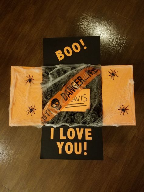 October Halloween military care package Halloween Care Packages, Halloween Box, Care Package Ideas, Military Care Package, Imagination Station, Packaging Diy, Package Ideas, October Halloween, Box Diy