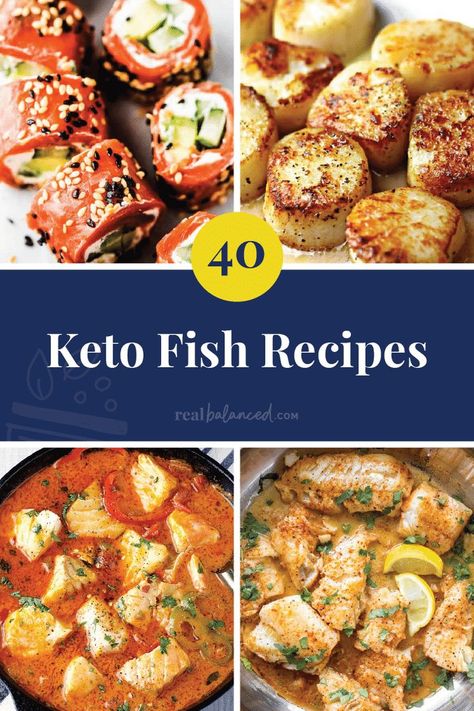 Low Carb Fish Recipes, Keto Fish Recipes, Keto Fish, Chowder Recipes Seafood, Keto Diet Benefits, Starting Keto Diet, Recetas Keto, Pescatarian Recipes, Healthy Fish