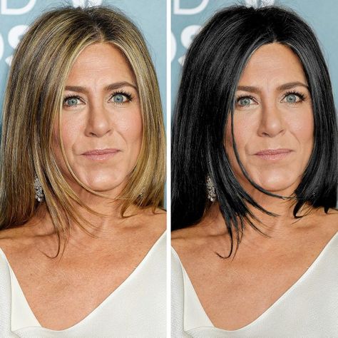 Hair Ideas 40 Year Old, Jennifer Aniston Hair Now, Over 50 Celebrities Style, Hair Styles In Your 40’s, Best Celebrity Hair, Brunette Women In Their 40s, Before And After Fine Haircuts, Dark Blonde Medium Hair, Hair At 40 For Women