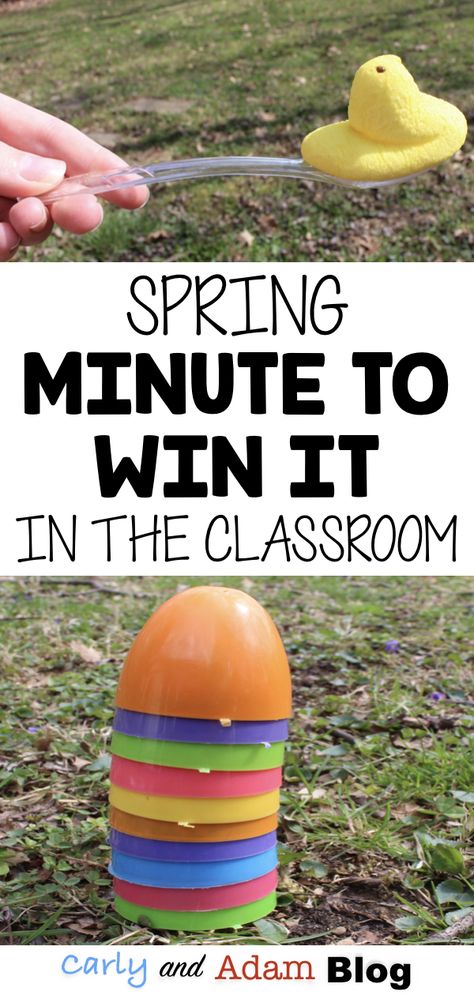 May Day Games For Kids, Outdoor Classroom Games, Spring Camp Activities, Spring Break School Activities, Preschool Class Party Games, Easter Minute To Win It Games For Teens, School Spring Fling Ideas, Spring Party Games For Kids Classroom, Spring Class Activities