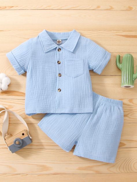 Baby Summer Outfits Boy, Baby Boy Clothes Patterns, Baby Boy Dress Design, Baby Boy Summer Outfits, Kids Wear Boys, Patch Top, Trendy Shirt Designs, Baby Boy Dress, Kids Dress Wear