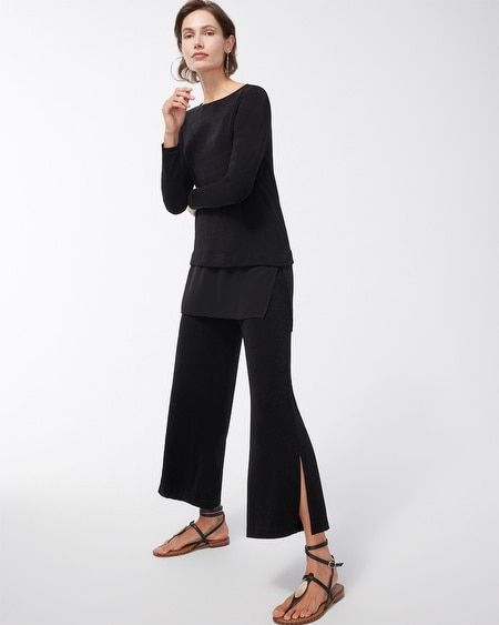 Travel Clothing, Womens Wide Leg Pants, Womens Designer Fashion, Sweaters And Jeans, Sustainable Fabrics, Ankle Pants, Travel Outfit, Ankle Length, Fashion Prints