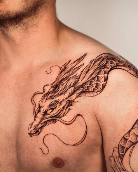 101 Best Simple Chest Tattoo Ideas That Will Blow Your Mind! 12 Outsons Left Side Chest Tattoo Men, Single Pec Tattoos Men, Male Bicep Tattoo, Arm To Chest Tattoo Men, Tattoo Ideas For Men Chest Small, Arm To Chest Tattoo, Sholdertatoos For Men, Male Shoulder Tattoo Ideas For Men, Unique Chest Tattoo Men