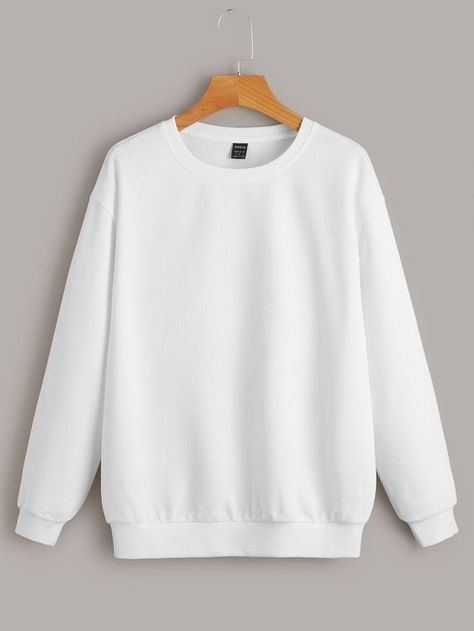 When soft comfort is what you seek, the Gildan Adult Fleece Crewneck Sweatshirt is what you need. White Sweatshirt Outfit, Plain White Sweatshirt, Crewneck Outfit, Blank Sweatshirts, Drop Shoulder Sweatshirt, Plain Sweaters, Plain Sweatshirt, Plain Outfits, Dropped Shoulder Sweatshirt