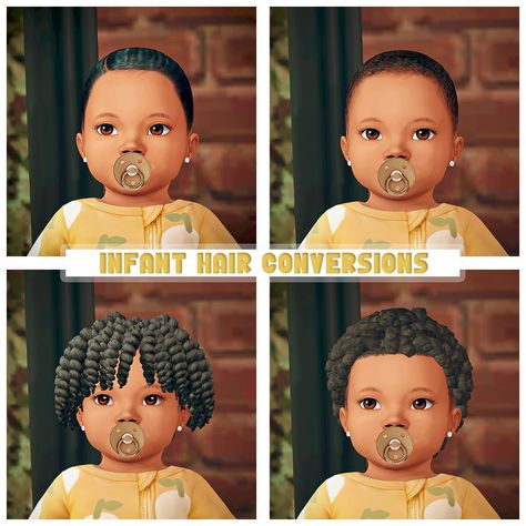 Sims 4 Infant Conversions, Sims 4 Edges Maxis Match, Sims Infant Hair Cc, Curly Infant Hair Sims 4, Sims 4 Black Infant Hair, Maxis Match Infant Hair, Sims 4 Infant Curly Hair, Infant Hair Sims 4 Maxis Match, Sims 4 Cc Infant Hair Curly