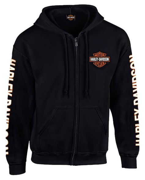 Harley Davidson Clothing, Hooded Sweatshirt Men, Harley Davidson Jacket, Shield Logo, Harley Davidson Men, Motor Harley Davidson Cycles, Mens Hooded, Full Zip Hoodie, Fleece Hoodie