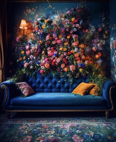 Jewel Tone Decor, Jewel Tone Colors, Deco Floral, Boho Living, Eclectic Home, Dream House Decor, My New Room, Bohemian Decor, Sofa Design