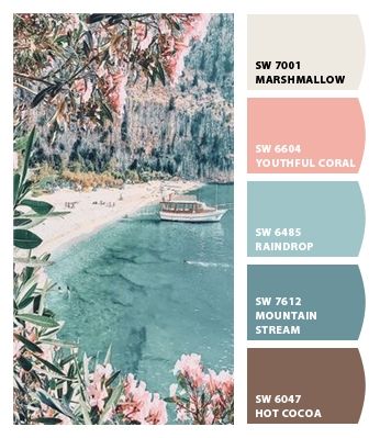 Sherwin Williams Ocean Colors, Coastal Wall Colors Sherwin Williams, Ocean Inspired Paint Colors, Spa Sherwin Williams, Sherwin Williams Tropical Paint Colors, Yoga Room Paint Colors, Sherwin Williams Teal Paint Colors, Coastal Paint Colors Sherwin Williams, Lake House Colors