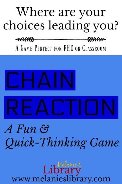 Chain Reaction Game, Sunday School Games For Teens, Sunday School Lessons For Teens, Teen Sunday School Lessons, Lds Sunday School, Youth Sunday School Lessons, Youth Group Lessons, Tv Game Show, Youth Lessons