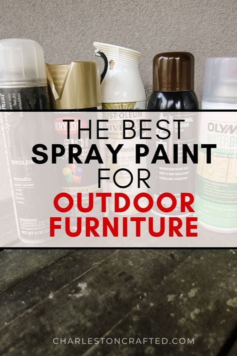 The best spray paint for outdoor furniture Spray Paint Outdoor Furniture, Painting Outdoor Furniture, Painting Outdoor Wood Furniture, Spray Painting Outdoor Furniture, Paint Outdoor Furniture, Cast Iron Garden Furniture, Outdoor Spray Paint, Painting Patio Furniture, Painted Wooden Chairs