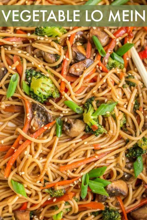 Low Mein Recipe Vegetable, Mushroom Chow Mein Recipe, Thai Lo Mein Recipe, Chinese Angel Hair Noodles, Vegetables Lo Mein, Lomein Recipes Vegan, Lo Mein Egg Noodles Recipe, Lo Me In Noodles, How To Make Lo Mein Sauce