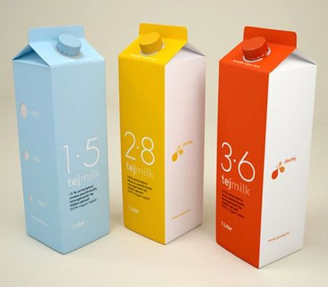 Pastry Packaging, Dairy Packaging, Dairy Brands, Milk Cartons, Carton Design, Delivery Packaging, Milk Packaging, Cool Packaging, Graphic Projects