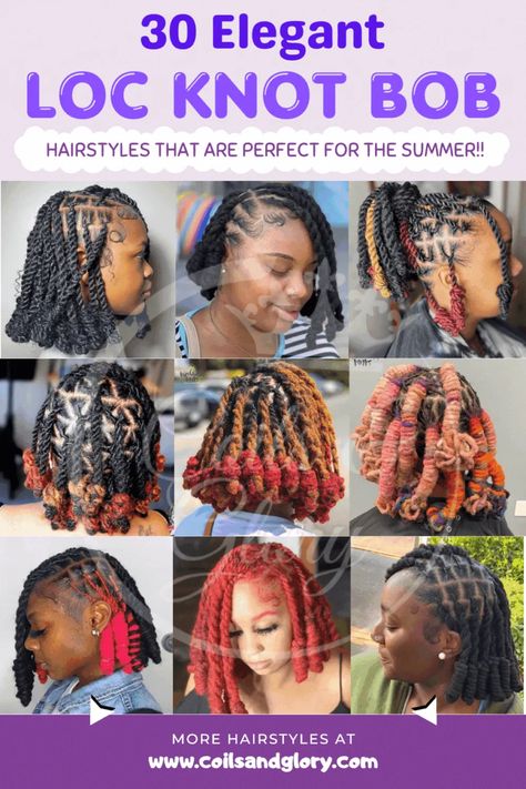 Interlocks Hairstyles Black Women, Dreadlock Bob Black Women, Wedding Loc Styles For Black Women, Ras Hairstyles For Women, Spiral Loc Styles, Concert Hairstyles Locs, Dread Twist Black Women, Women Lock Styles, Summer Locs For Black Women