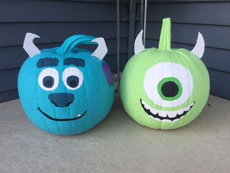 Monsters Inc. painted pumpkins! #mikewazowski #sully #monstersinc #halloween #pumpkin #painting https://www.youtube.com/watch?v=YIrR9zM_1oo Pumpkin Painting Ideas Sully, Mike Wazowski And Sully Pumpkin Painting, Monsters Inc Pumpkin Painting Ideas, Monster Inc Painted Pumpkin, Pumpkin Mike Wazowski, Mini Pumpkin Painting Ideas Disney, Disney Pumpkin Ideas Painting, Mike Wazowski Pumpkin Painting, Mike And Sully Pumpkin Paintings