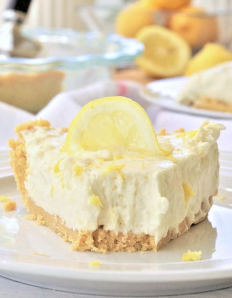 With its light, refreshing lemon flavor, this easy no bake cheesecake dessert recipe is about to become your new family favorite spring and summertime treat. This is the perfect quick crowd pleaser for Mother's Day Brunch, Easter Dinner and all of your spring and summer dinner parties, cookouts and potlucks! It's all mixed up in under half an hour and only needs to chill in your fridge for two hours before you can serve up this pretty, yummy no bake pie! No Bake Lemon Oreo Crust...