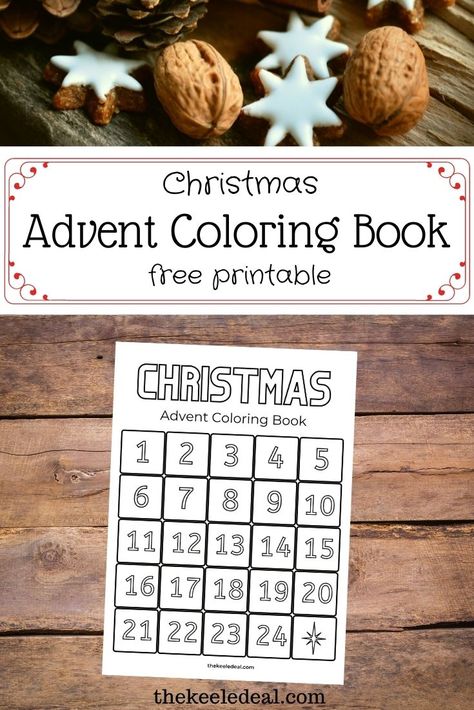 Free Printable Advent Coloring Pages For Kids - The Keele Deal Advent Coloring Pages Free Printable, Advent Coloring Pages, Prepare For Christmas, Free Christmas Printables, Christmas Advent, Holiday Activities, Christmas Printables, Color Card, Coloring Pages For Kids