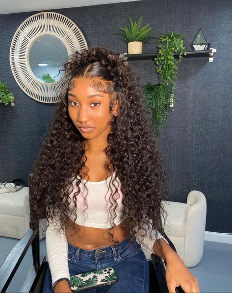 Frontal Wig Hairstyles, Birthday Hairstyles, Wig Ideas, Pelo Afro, Birthday Hair, Frontal Hairstyles, Clip Hairstyles, Hairstyle Inspo, Girls Hairstyles Braids