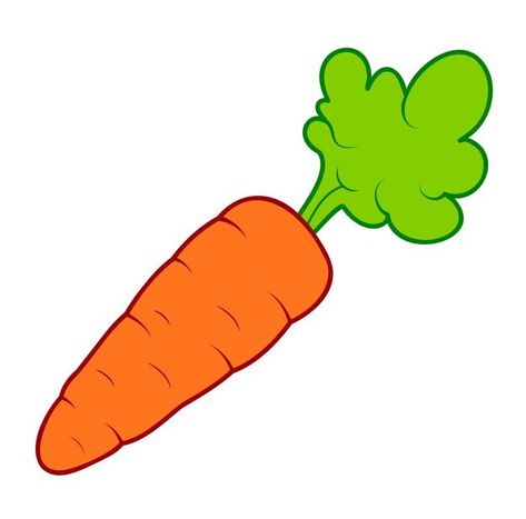 Carrot Pictures Cartoon, Carrot Cartoon Drawing, Carrot Wallpaper Cute, How To Draw A Carrot, Carrot Drawing For Kids, Carrot Illustration Cute, Cute Carrot Drawing, Carrots Drawing, Drawing Carrot