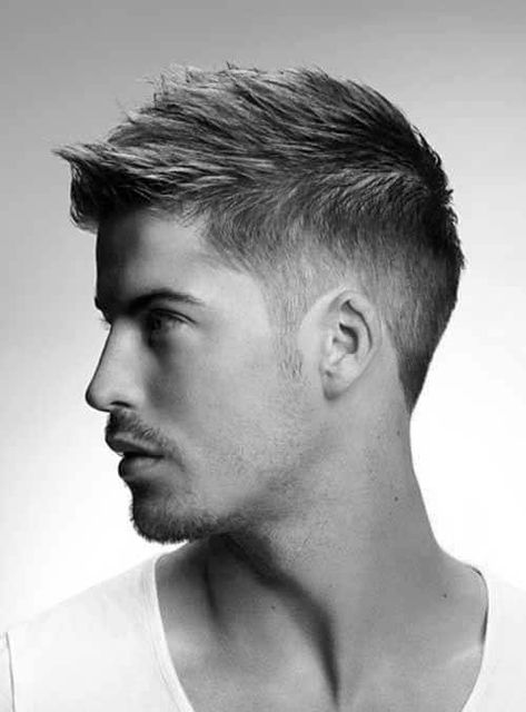 50 Low Fade Haircuts For Men - A Stylish Middle Short Sides Long Top, Mens Modern Hairstyles, Faux Hawk Hairstyles, Low Fade Haircut, Mens Fade, Men Haircut Styles, Faux Hawk, Mens Haircuts Fade, Corte De Cabelo Masculino