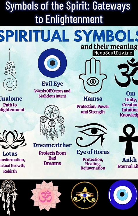 Symbols And Their Meanings, Energy Symbols, Cultures Around The World, Spiritual Awakening Signs, Witch Spirituality, Ginger Smoothie, Spiritual Tattoos, Energy Healing Spirituality, Dream Symbols