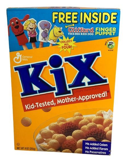 Kix Cereal, General Mills Cereal, Corn Cereal, Corn Puffs, Good Sources Of Calcium, Healthy Cereal, General Mills, 21 Savage, Peanut Free