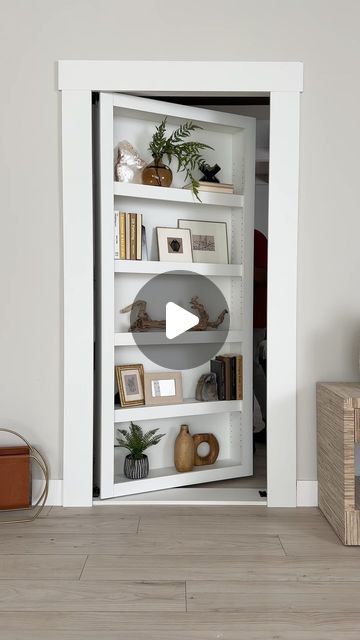 Murphy Door on Instagram: "Bookshelf Door but better 🙂 #murphydoor #bookshelf #bookcase #furniture #homefurniture" Murphy Door Bookcases, Home Entry Design, Sliding Bookshelf Door, Bookcase Furniture, Door Bookshelf, Door Header, Bookshelf Door, Murphy Door, Bookcase Door