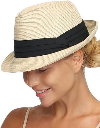 Straw beach hat