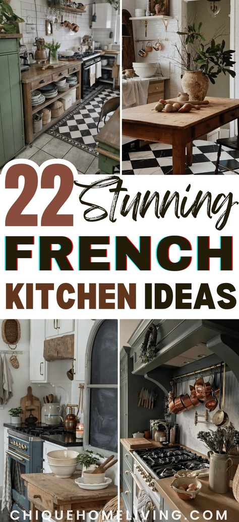 22 Stunning French Country Kitchen Design Ideas 47 22 Stunning French Country Kitchen Design Ideas French Colonial Kitchen, French Kitchen Ideas, Modern French Kitchen, French Bistro Kitchen, French Kitchen Design, French Cottage Kitchen, Kitchen Styles French, French Provincial Kitchen, French Style Kitchen