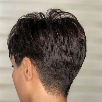 Short Hair and Half-Up Styles: Casual and Cute Richmond California, Pixie Haircut Fine Hair, Short Textured Hair, Short Hair Back, Bolesti Chrbta, Short Black Hair, Short Spiked Hair, Short Shaved Hairstyles, Short Spiky Hairstyles