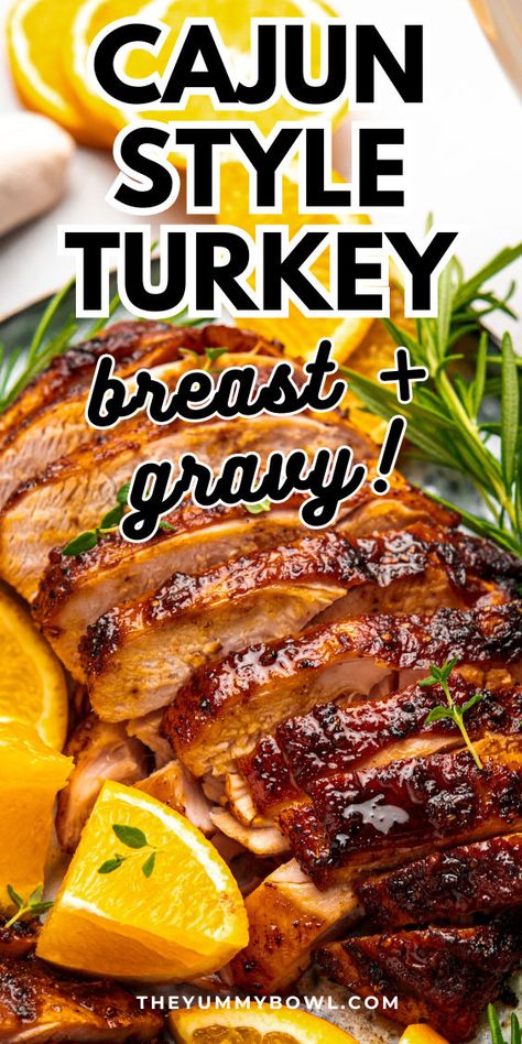 Cajun Turkey Breasts Best Turkey Breast Recipe Thanksgiving, Cajun Turkey Breast Recipe, Best Turkey Breast Recipe, Cajun Turkey Breast, Cajun Turkey Recipe, Turkey Breast Crockpot, Turkey Seasoning, Dressing Recipes Thanksgiving, Cajun Turkey