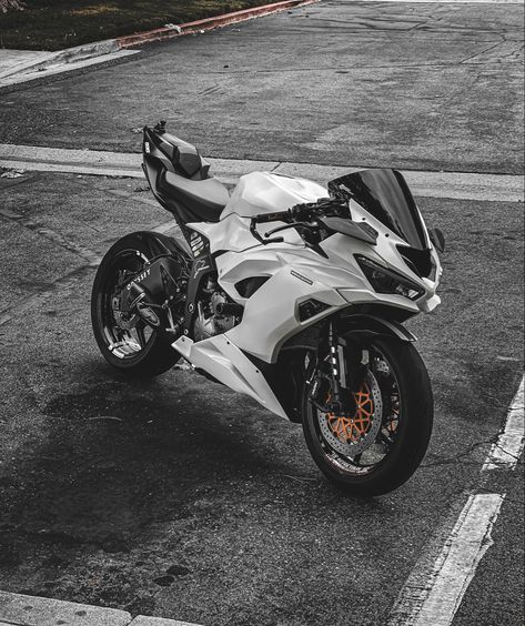 Sepeda Motor Sport, Moto Ninja, Motos Kawasaki, Ninja Motorcycle, Motor Kawasaki, Ninja Bike, Best Motorbike, White Bike, Kawasaki Bikes