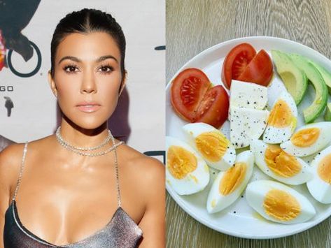 I tried Kourtney Kardashian's signature salad that's dividing the internet and it was actually great Egg Avocado Salad, Kourtney Kardashian Diet, Kardashian Salads, Signature Salad, Kardashian Diet, Diet Soup Recipes, Egg Avocado, Healthy Microbiome, Dairy Free Diet