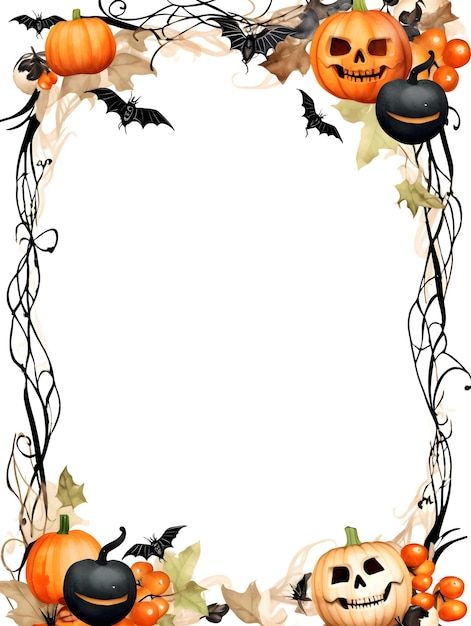 Foto halloween marco clipart fondo blanc... | Premium Photo #Freepik #photo #helloween #fiesta-halloween #plantilla-halloween #decoracion-halloween Foto Halloween, Marcos Halloween, Halloween Border, Decoracion Halloween, Clipart Borders, Fall Borders, Halloween Party Banner, Halloween Borders, Fiesta Halloween