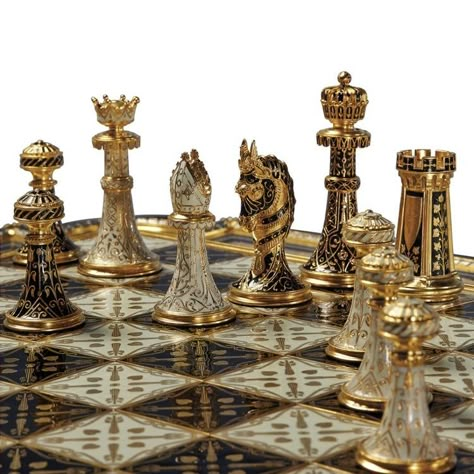 Fancy Chess Board, Chessboard Aesthetic, Chess Aesthetic, Chess Design, Luxury Chess Sets, Ebony And Ivory, Chess Boards, Chess Table, Chess Sets