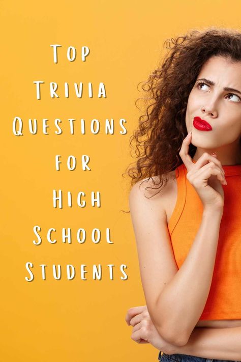 Teen Trivia Questions And Answers, Trivia Questions And Answers For Teens, Questions For High School Students, Teacher Games, Fun Quiz Questions, Health Quiz, Fun Trivia Questions, Old English Words, High School Kids