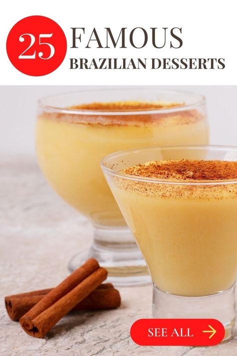 25 Tasty Brazilian Desserts Brazilian Sweets Desserts, Chilean Recipes Desserts, Brazil Dessert Recipes, 12tomatoes Recipes Desserts, Brazilian Dessert Recipes, Brazilian Pave Recipe, Brazilian Pastel, Brazilian Cake, Brazilian Snacks