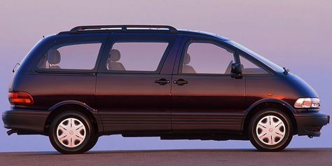 The 15 Coolest Vans Ever Made - Best Vans on Earth Toyota Previa, Garfield Cat, Cool Vans, Mini Trucks, Custom Vans, Toyota Cars, Car Culture, Classic Cars Trucks, Automotive Design