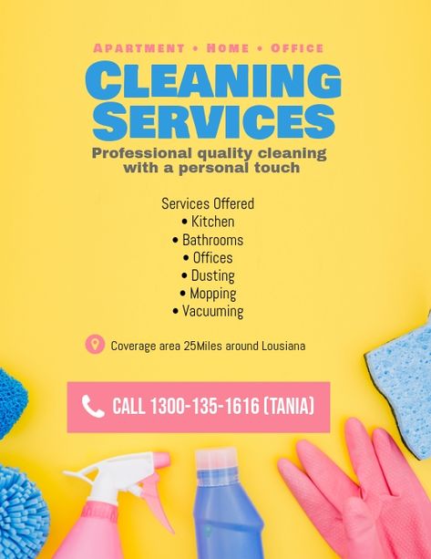 Try various cleaning services and sanitation cleaning to kill all germs, bacteria, and viruses.#Disinfect Cleaning Advertising, House Cleaning Advertising Ideas, Cleaning Advertising Ideas, Cleaning Contracts, Cleaning Flyers, Cleaning Service Flyer, Cleaning Service Logo, Deep Cleaning Services, Cleaning Quotes