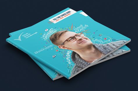 Lincoln College creative prospectus design Prospectus Design, College Prospectus, College Marketing, Graphic Design Marketing, Marketing Brochure, Annual Reports, Leaflet Design, Graphic Design Agency, Graphic Design Services