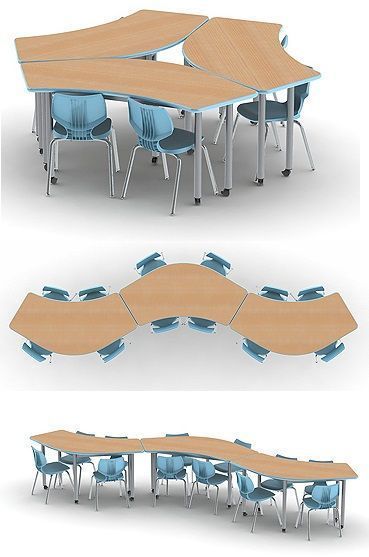 Smith System, Kindergarten Interior, Asma Kat, Classroom Interior, تصميم الطاولة, Daycare Design, Training Room, Modern Classroom, Kindergarten Design