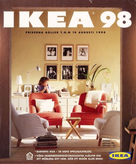 The Evolution Of IKEA Reflected In Their Catalogue Covers From 1951 Till The Present Catalog Covers, 90s Interior, Casa Retro, 90s Home, Ikea Catalog, Ikea Design, Furniture Ads, Catalog Cover, Retro Interior