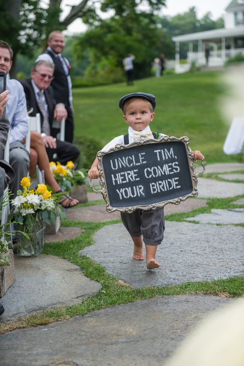 Ring Barrier Signs Wedding Ideas, Here Comes Your Bride Sign, Wedding Trinkets, Wedding Entry, Naples Wedding, Bride Sign, Rustic Garden Wedding, Gold Wave Ring, Rustic Farm Wedding