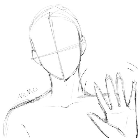 Guy Body Poses Drawing, Head Bases Sketch, Manga Poses Male Body Drawing, Guy Drawing Base Pose, Base Poses Reference Male, Male Art Base Pose, Manga Reference Poses Male, Drawing Poses Headshots, Front View Poses Reference