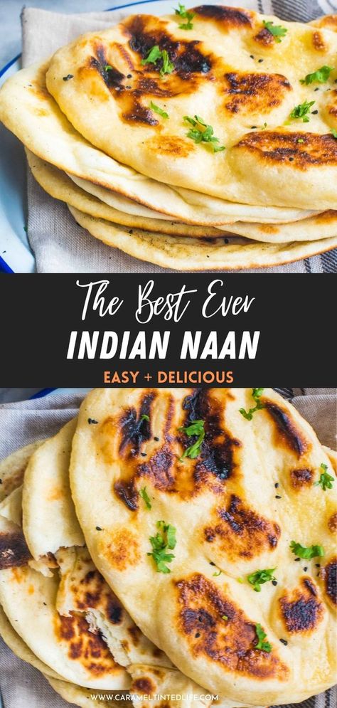 Naan Bread Recipe Indian, Nan Indian Bread, Crispy Naan Bread, Naan Bread Recipe Authentic, Indian Nan Recipe, How To Make Nanna Bread, Instant Naan Recipe, Best Naan Recipe, Nan Bread Recipe Dinners