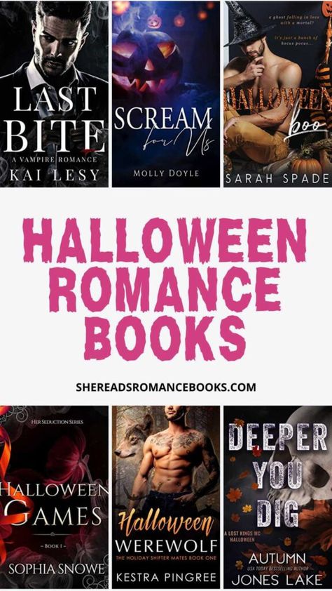 15 Halloween Romance Books to Get You in the Spirit This Season – She Reads Romance Books Spicy Halloween Books, Books To Read Romance Spicy, Spicy Fall Romance Books, Halloween Romance Books, Halloween Reads, Halloween Romance, Spicy Romance Books, Werewolf Romance Books, Tbr Books