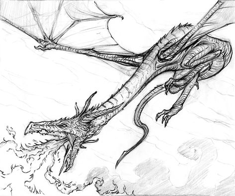 Dragon Breathing Fire Dragons Drawings, Baby Dragons Drawing, Dragon Breathing Fire, Fire Sketch, Game Of Thrones Queen, Dragon Breathing, Dragon Project, Knight Drawing, Queen Of Dragons