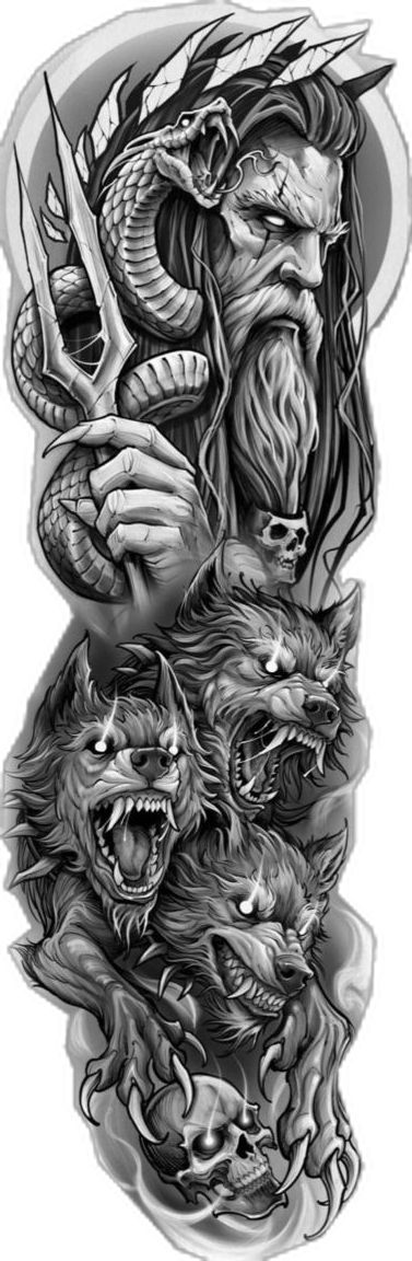 Hades And Cerberus, Hades Tattoo, Greek God Tattoo, Full Leg Tattoos, Demon Tattoo, Greek Mythology Tattoos, God Tattoos, Mythology Tattoos, Getting A Tattoo